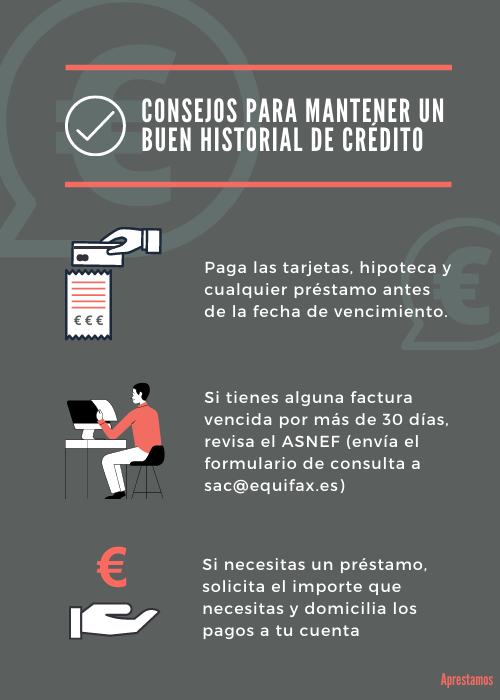 Consejos para mantener un buen historial de crédito